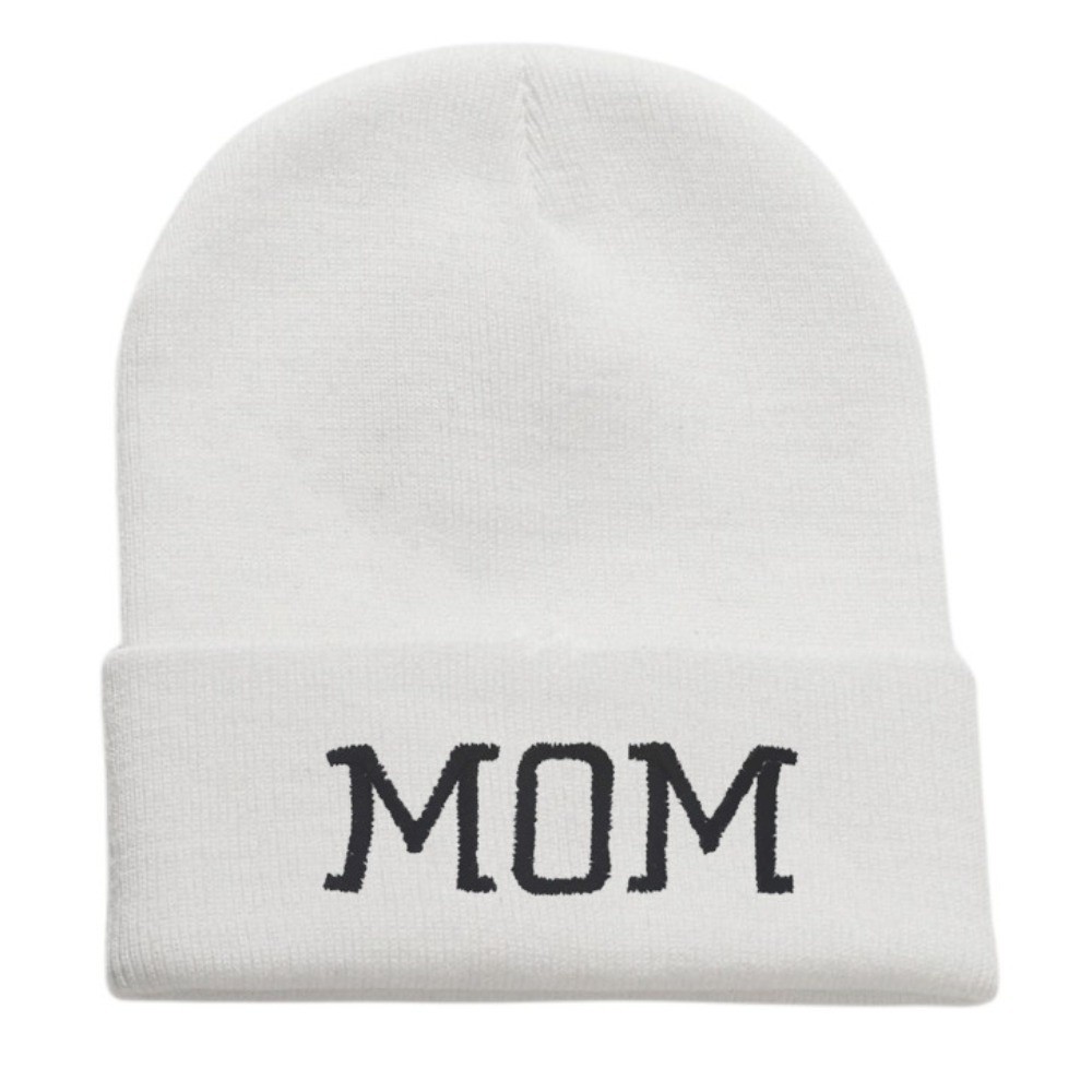 Beanie Cuffed Knit - หมวกบีนนี่คู่รักสไตล์คลาสสิกสำหรับคุณพ่อคุณแม่ แบบพับขอบ ถักนุ่ม ยืดหยุ่นได้ สำหรับอากาศหนาว ของขวัญสำหรับคู่รัก