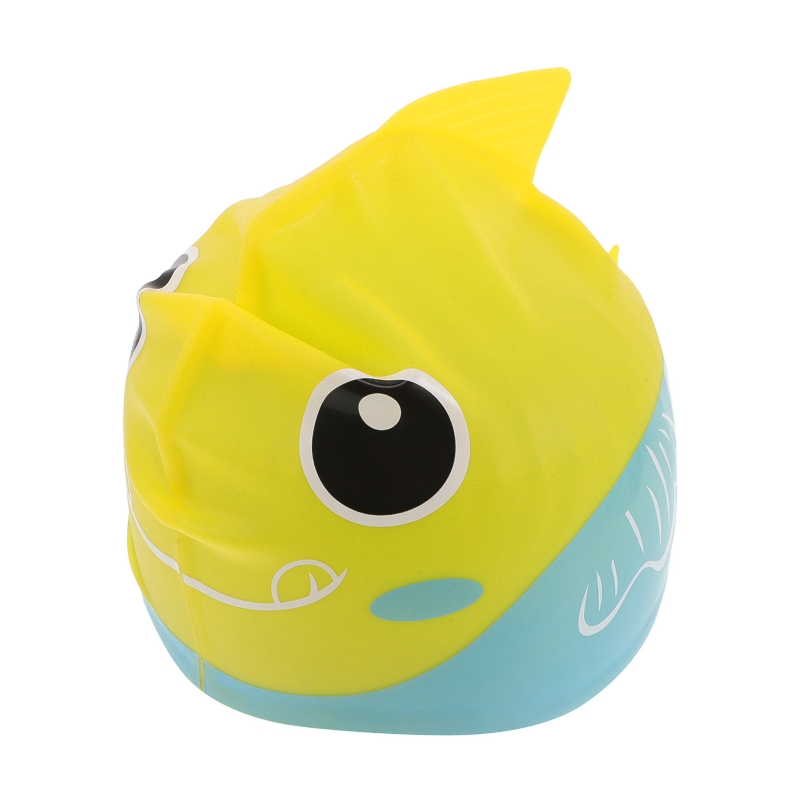 Swim Hat Silicone - หมวกว่ายน้ำลายการ์ตูนสำหรับเด็ก ทำจากซิลิโคนนุ่ม สวมใส่สบาย กันน้ำ เหมาะสำหรับเด็กเล่นและแข่งขัน หมวกคลุมศีรษะสำหรับเด็กผู้หญิง